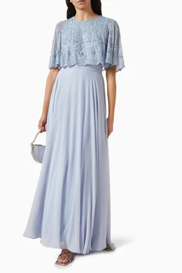 Beaded new arrivals overlay dress