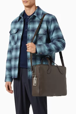 Bally briefcase sale clearance