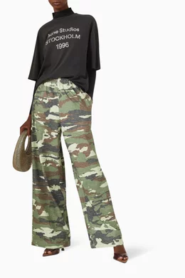 Camouflage sweat pants on sale