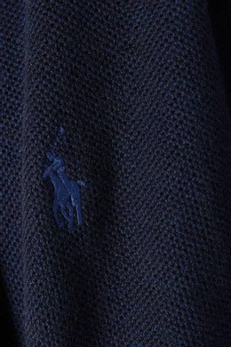Buy Polo Ralph Lauren Blue Zipped Sweater in Knit for Men in UAE