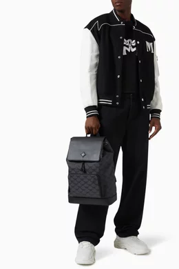 Mcm discount canvas backpack