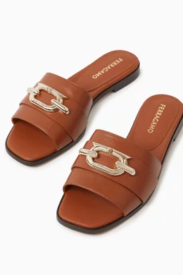 Salvatore ferragamo slide sandals sale