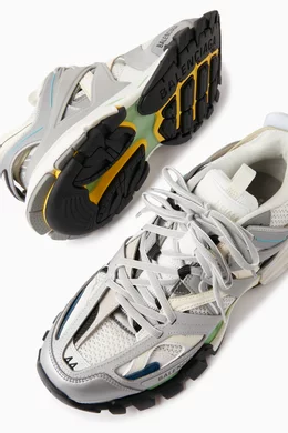 Buy Balenciaga Grey Track Sneakers in Polyurethane for Men in UAE
