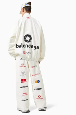 Balenciaga jacket mens white top