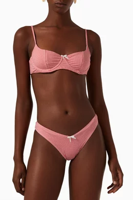 Balconette push shop up bikini top