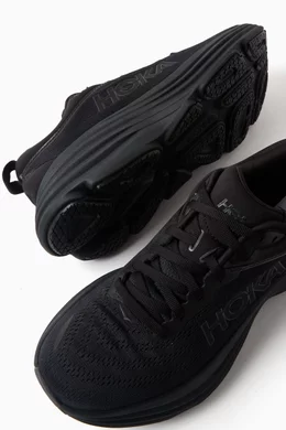 Buy Hoka Black Bondi 8 Low top Sneakers for Women in UAE Ounass