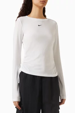 Dri fit long sleeve white discount