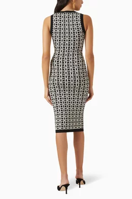 Calvin klein jacquard sheath dress hot sale
