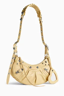 Buy Balenciaga Yellow XS Le Cagole Shoulder Bag in Arena Lambskin