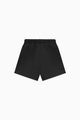 Essentials black sweat shorts store
