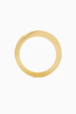 Gold circle ring sale