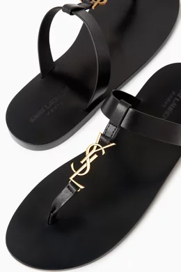 Ysl logo slides deals