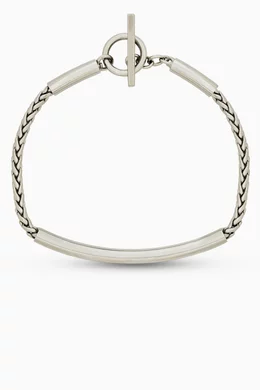 Saint laurent silver bracelet best sale