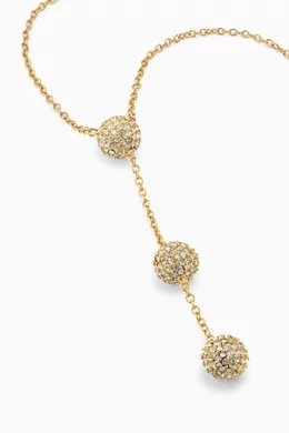 Gold 2025 ball necklace