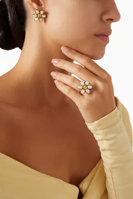 Daisy earrings hot sale