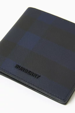 Buy Burberry Blue Check Bifold Wallet for Men in UAE Ounass