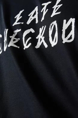 Buy 44 Label Group Black Room 44 Graphic T shirt in Cotton Jersey