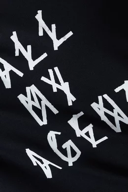 Black and hot sale white graphic tee