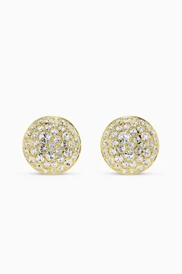 Buy Swarovski Gold Meteora Crystal Stud Earrings in Gold plated
