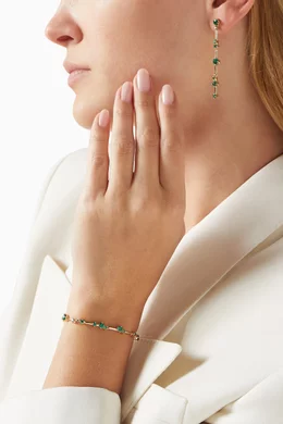 Gold crystal bangle hot sale