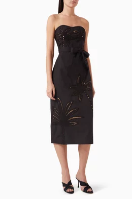 Palm shop midi dress