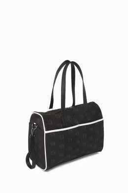 Buy Karl Lagerfeld Kids Black K Ikonik Changing Bag in Canvas for