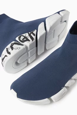 Balenciaga speed trainer blue on sale