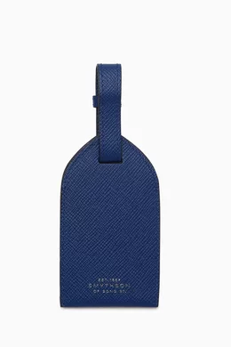 Smythson luggage outlet tag