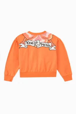 Orange kenzo sweater on sale