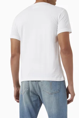 Versace jeans foil hot sale logo t shirt