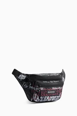 Balenciaga graffiti waist bag store