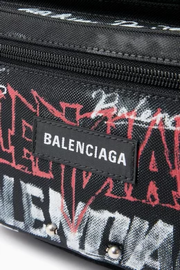 Balenciaga all over logo bag store