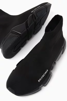 Buy Balenciaga Black Speed Sneakers in Recycled Knit for Women in UAE Ounass