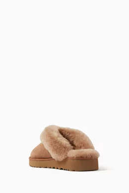 Buy UGG Brown Classic Slipper II in Suede for Women in UAE Ounass