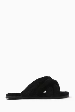 Flat ugg hotsell slides