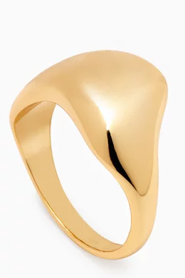 Buy Shashi Gold Odyssey Ring in 14kt Gold plated Brass for Women