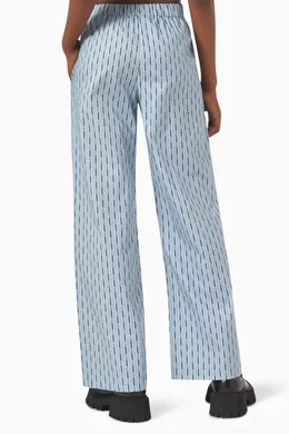 Light blue shop pinstripe pants