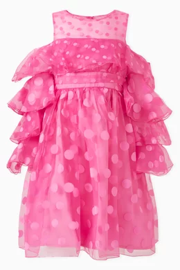 Organza polka store dot dress