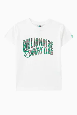 Buy Billionaire Boys Club White Camo Arch Logo T shirt in Cotton