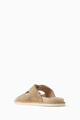 Suede sandals deals