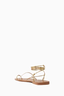 Bamboo gold discount sandals