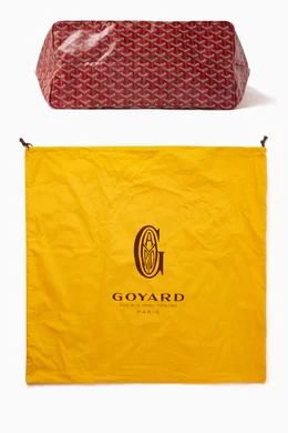 Buy Goyard Pre Loved Red Unused St. Louis GM Bag in Goyardine
