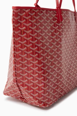 Red goyard st louis tote deals