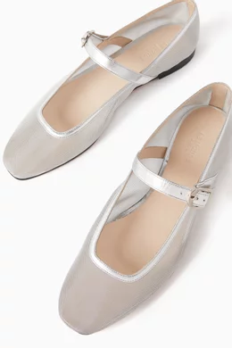 Silver flats clearance for women