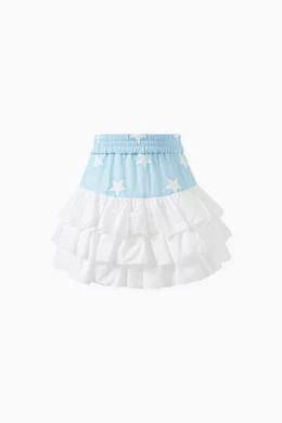 Star store ruffle skirt