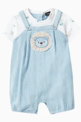 Boys white hot sale overalls