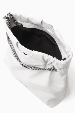Balenciaga white sales tote bag