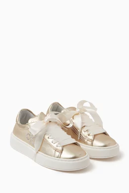 Calvin klein metallic shop sneakers