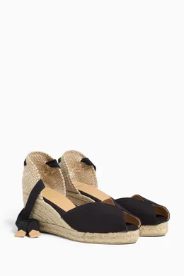 Castaner outlet black wedges