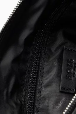 Buy BOSS Black Ray S Envelope Crossbody Bag in Faux Leather for